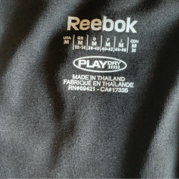 Reebok PlayDry Womens Size Medium Black Athletic Racerback Tank Top - Picture 2 of 9